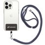 Mobigear Lanyard - Cordon de téléphone universel ajustable - Noir / Gris
