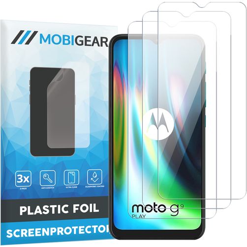 Mobigear Motorola Moto G9 Power Protection d'écran Film - Compatible Coque (Lot de 3)