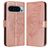 Mobigear Butterfly Google Pixel 9 Pro XL Étui Portefeuille - Rose doré
