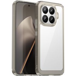 Mobigear Crystal Coque Xiaomi 15T Pro Coque arrière Rigide - Gris