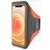 Mobiparts Comfort Fit Brassard Téléphone iPhone 12 Mini Brassard Coque de Sport en Neoprène - Neon Orange