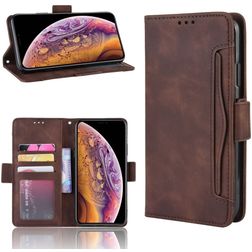 Mobigear Slide Wallet Housse iPhone 11 Etui Porte-Monnaie - Marron