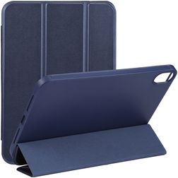 Mobigear Tri-Fold Gel Coque iPad Mini 6 (2021) Etui en TPU,Similicuir - Dark Blue