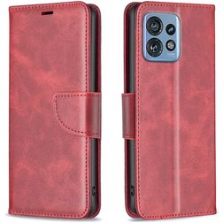 Mobigear Excellent Housse Motorola Edge 40 Pro Etui Porte-Monnaie - Rouge