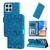 Mobigear Sunflower Housse HONOR X8 Etui Porte-Monnaie - Bleu