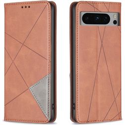 Mobigear Rhombus Slim Google Pixel 8 Pro Étui - Marron