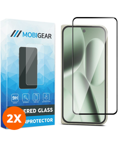 Mobigear Premium Google Pixel 10 Pro Fold Verre trempé Protection d'écran - Compatible Coque - Noir (Lot de 2)