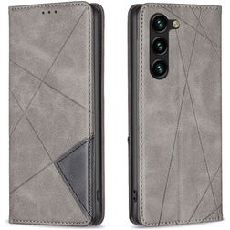 Mobigear Rhombus Slim Housse Samsung Galaxy S25 Plus Etui - Gris