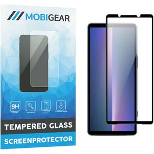 Mobigear Premium Sony Xperia 5 V Verre trempé Protection d'écran - Compatible Coque - Noir