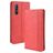 Mobigear Sensation Housse OPPO Reno 3 Pro Etui Porte-Monnaie - Rouge