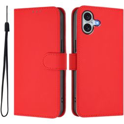 Mobigear Urban Wallet iPhone 16 Plus Étui Portefeuille - Rouge