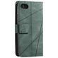 Mobigear Rhombus Housse iPhone SE (2022) Etui Porte-Monnaie - Vert
