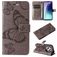 Mobigear Butterfly Housse Xiaomi Redmi 14C Etui Porte-Monnaie - Gris
