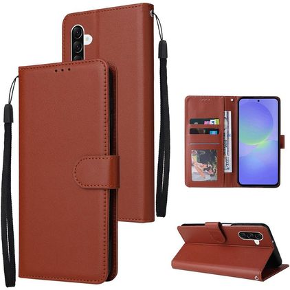 Mobigear Wallet Housse Samsung Galaxy A57 Etui Porte-Monnaie - Marron