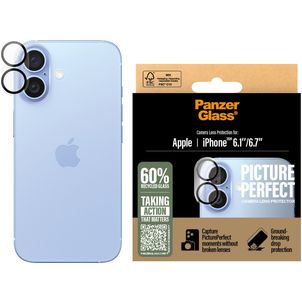 PanzerGlass PicturePerfect iPhone 16 Plus Verre trempé Protection Caméra - Compatible Coque