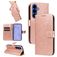 Mobigear Butterfly Housse Samsung Galaxy S26 Etui Porte-Monnaie - Rose doré