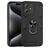 Mobigear Armor Ring Coque Motorola Moto G54 Coque arrière Rigide Anti-Chocs avec Anneau-Support - Noir
