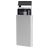 Mobiparts Cardprotector Porte-cartes Aluminium - 6 cartes - Compatible MagSafe - Argent