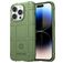 Mobigear Rugged Shield Coque iPhone 15 Pro Coque arrière en TPU Souple Anti-Chocs - Vert
