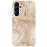 MIO Coque Samsung Galaxy A55 MagSafe Coque arrière Rigide - Gold Marble