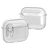 Mobigear Crystal Clip Coque Apple AirPods 4 Coque Rigide - Transparent