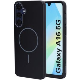 Mobiparts Slim Line Coque Samsung Galaxy A16 MagSafe Coque arrière Rigide - Onyx Black