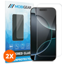 Mobigear iPhone 17 Verre trempé Protection d'écran - Compatible Coque (Lot de 2)