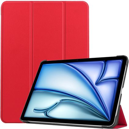 Mobigear Tri-Fold Coque iPad Air 11 Pouces (2024) Etui - Rouge