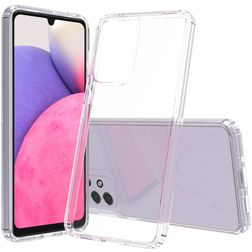 Mobigear Crystal Transparent Samsung Galaxy A33 Plastique rigide Coque arrière - Transparent