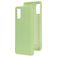 Mobiparts Coque Samsung Galaxy A41 Coque arrière en Silicone - Pistache Green
