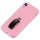 Mobigear Rubber Ring Coque iPhone XR Coque arrière Rigide avec Anneau-Support - Rose