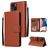 Mobigear Wallet Housse iPhone 14 Etui Porte-Monnaie - Marron
