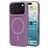 Mobiparts Slim Line Coque iPhone 17 Pro MagSafe Coque arrière Rigide - Imperial Purple