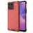 Mobigear Honeycomb Coque HONOR X8 Coque arrière Rigide Anti-Chocs - Rouge