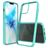 Mobigear Crystal iPhone 12 Pro Max Plastique rigide Coque arrière - Transparent / Turquoise