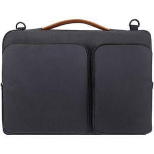 Mobigear Traveler Sac à bandoulière Ordinateur portable en Nylon Sacoche ordinateur - Noir
