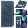 Mobigear Classy Housse iPhone 14 Plus Etui Porte-Monnaie - Bleu