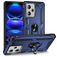 Mobigear Armor Ring Coque Xiaomi Redmi Note 12 Pro Plus Coque arrière Rigide Anti-Chocs avec Anneau-Support - Bleu