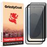 GrizzlyCoat AlignPro AntiSpy Samsung Galaxy S25 Edge Verre trempé Protection d'écran Confidentialité - Compatible Coque + Cadre d'installation - Noir