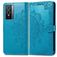 Mobigear Mandala Housse Vivo Y76 Etui Porte-Monnaie - Bleu