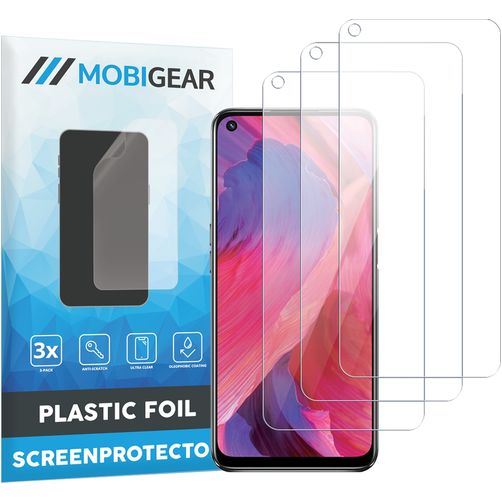 Mobigear OPPO A54 5G Protection d'écran Film - Compatible coque (Lot de 3)