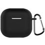 Mobigear Colors Coque Apple AirPods 4 Coque en Silicone Souple - Noir