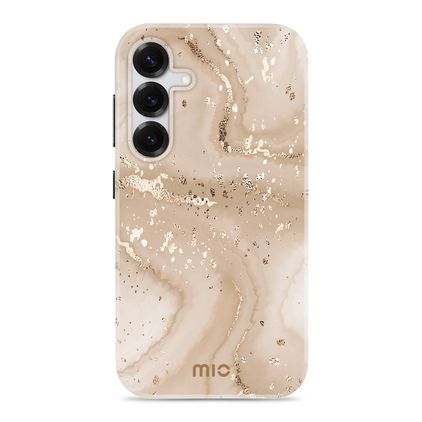 MIO Coque Samsung Galaxy S26 MagSafe Coque arrière Rigide - Gold Marble