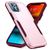 Mobigear Heavy Armor Coque iPhone 14 Coque arrière Rigide Anti-Chocs - Rose / Violet