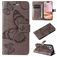 Mobigear Butterfly Housse iPhone 16 Plus Etui Porte-Monnaie - Gris