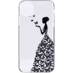 Mobigear Design Coque iPhone 11 Pro Max Coque arrière en TPU Souple - Papillon
