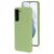 Mobiparts Coque Samsung Galaxy S21 Coque arrière en Silicone - Pistache Green
