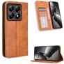 Mobigear Sensation Housse Xiaomi 14T Etui Porte-Monnaie - Marron