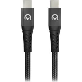Mobilize Strong Nylon - Câble USB-C vers USB-C 1 mètre - Noir