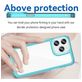 Mobigear Crystal Coque iPhone 14 Pro Max Coque arrière Rigide - Transparent / Turquoise